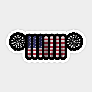 American Jeep Sticker